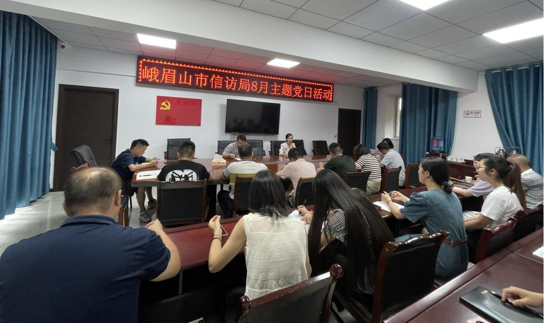 8月主题党日活动